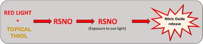 Red-light photons on skin cells and the mechanism of photobiomodulation